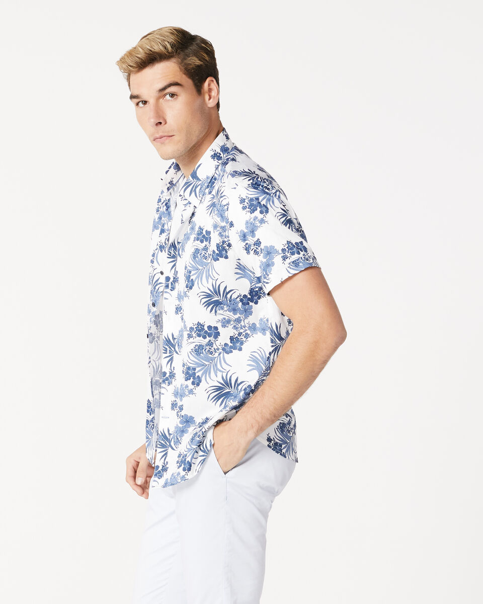 Tempio Short Sleeve Shirt, Blue, hi-res