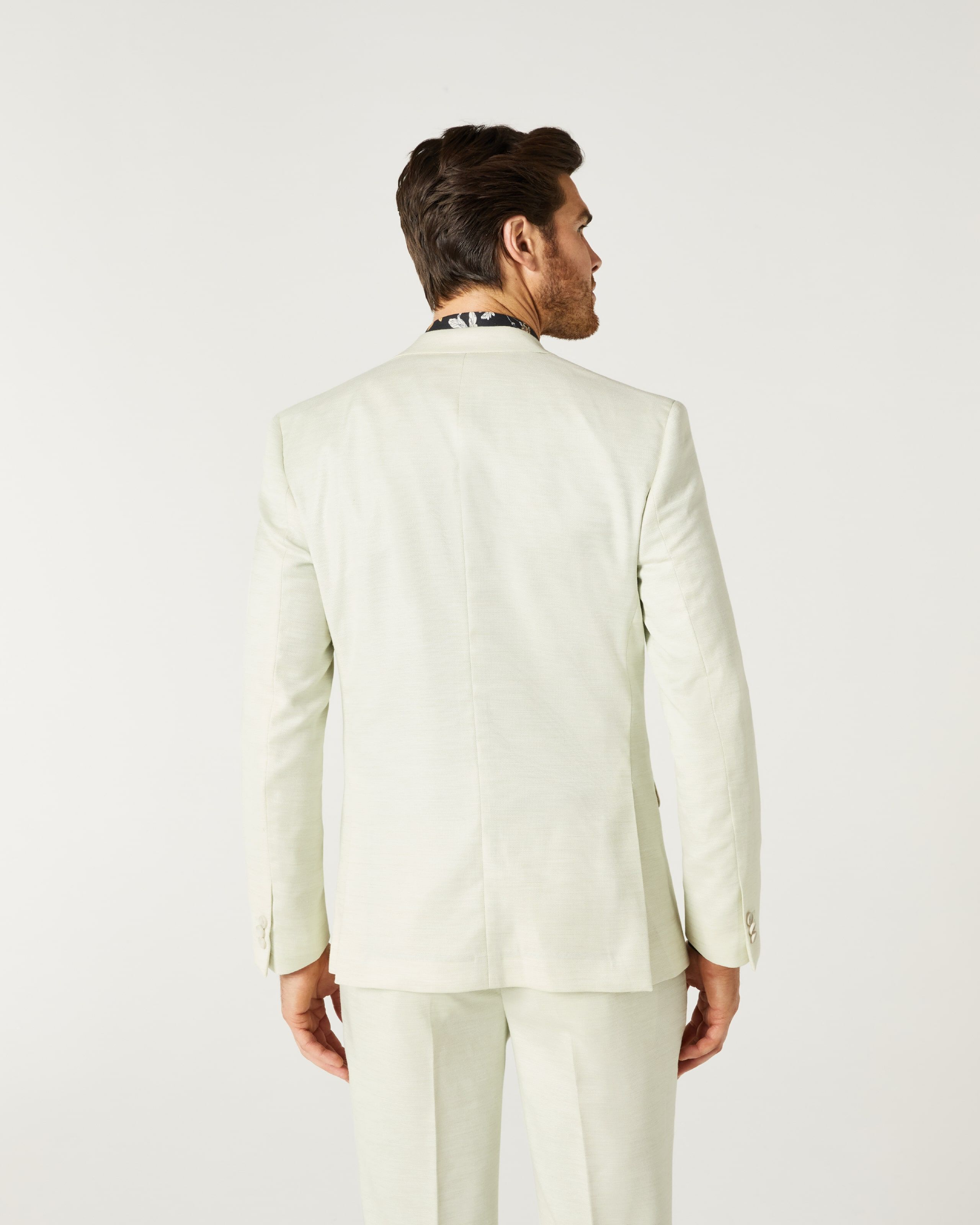 Slim Stretch Textured Tailored Jacket