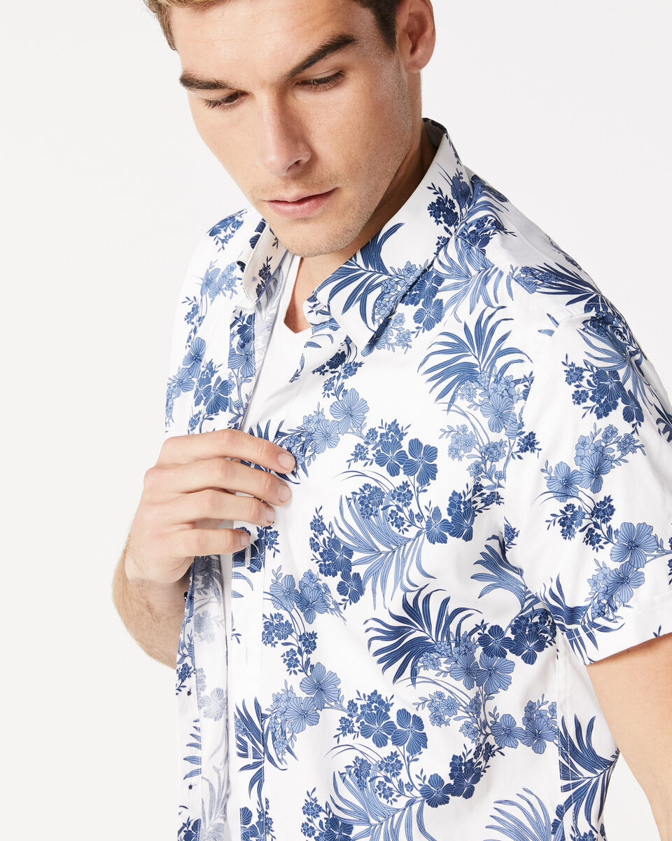 Tempio Short Sleeve Shirt, Blue, hi-res