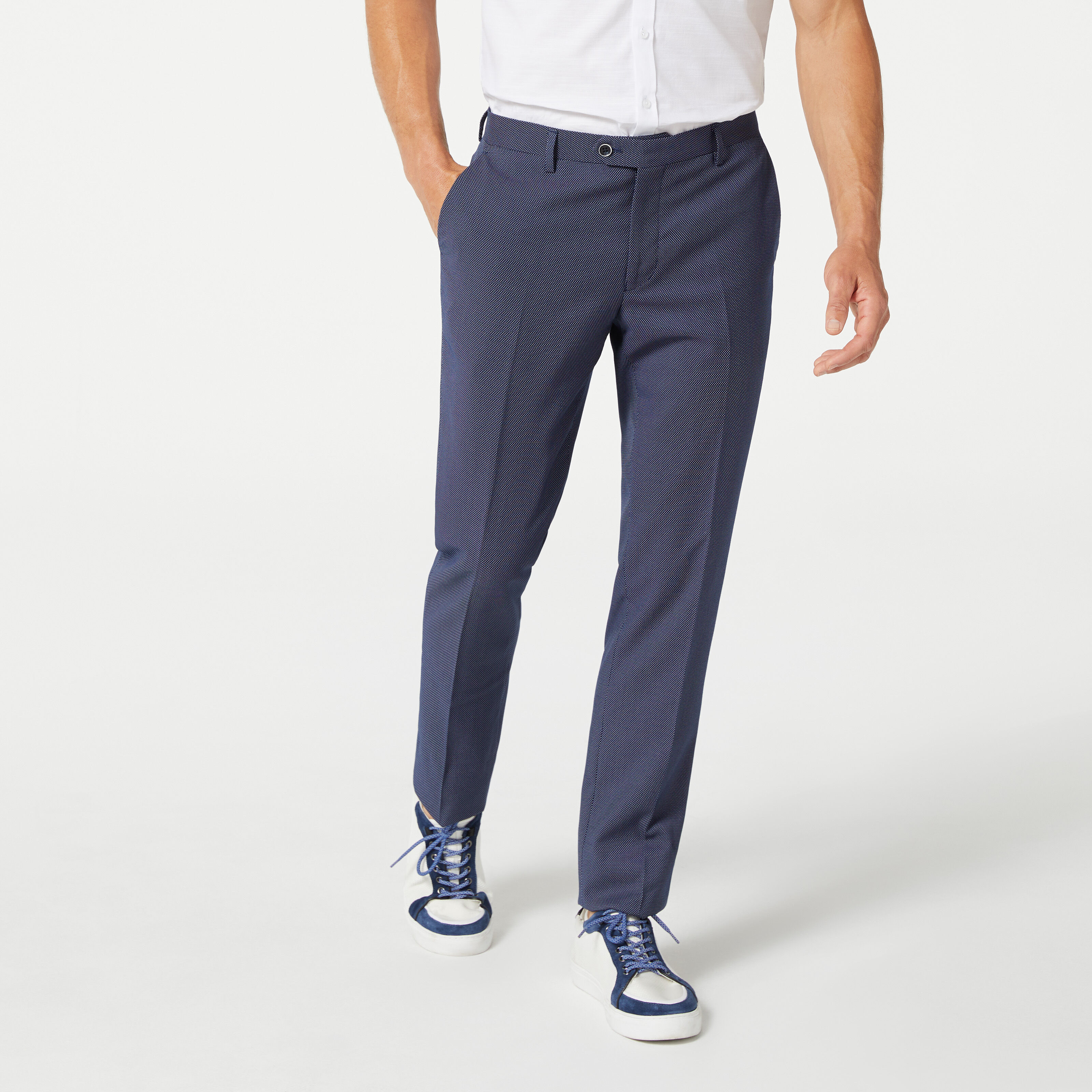 Men's Casual Plaid Dress Pants Stretch Flat-front Suit Pant Slim Fit Ankle  Length Pencil S-2xl | Fruugo TR