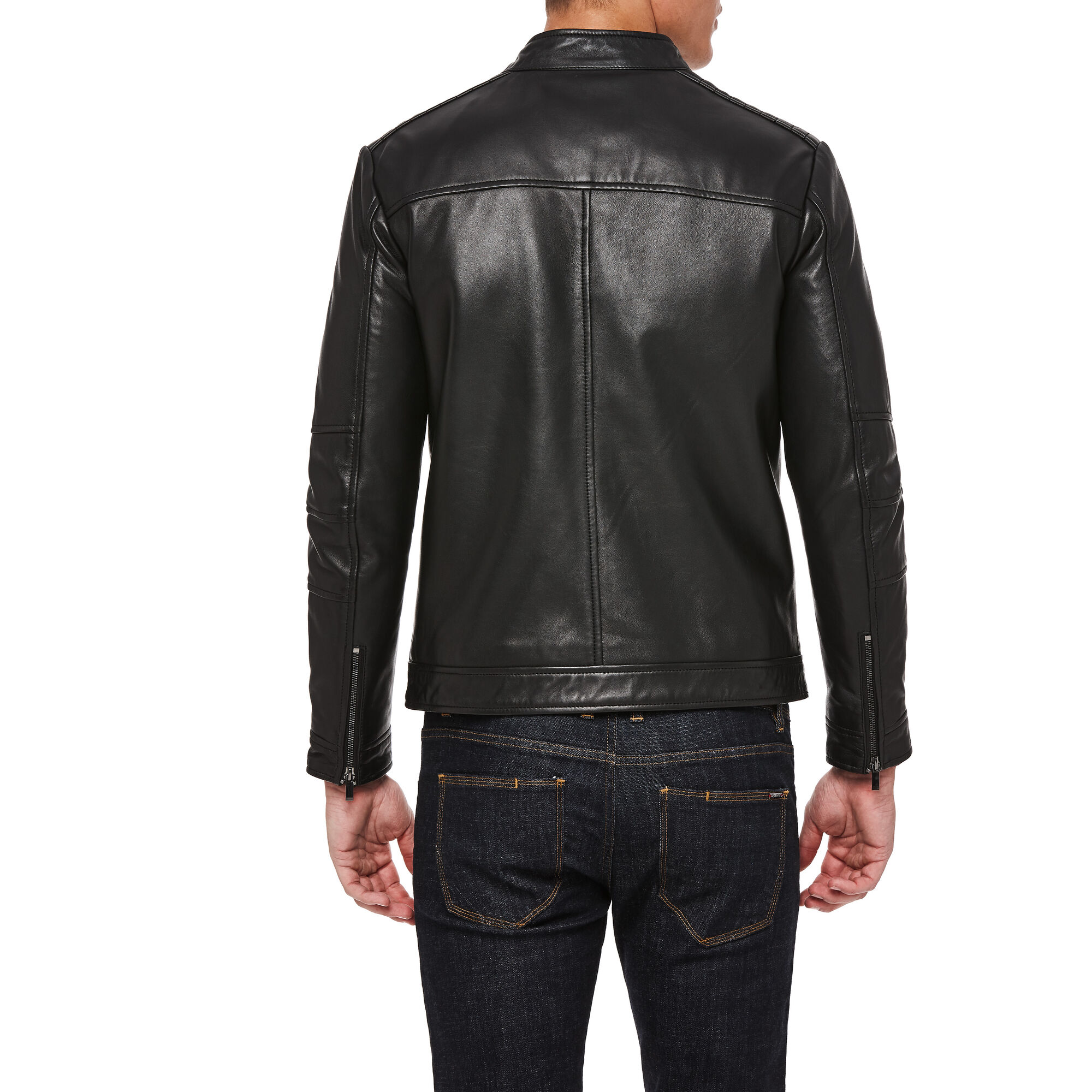 Blackheath - Black - Biker Soft Leather Jacket | Leather Jackets | Politix