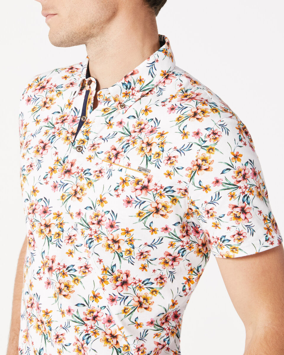 Clovelly Polo, Multi Floral, hi-res