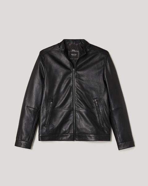 Black Clean Biker Jacket