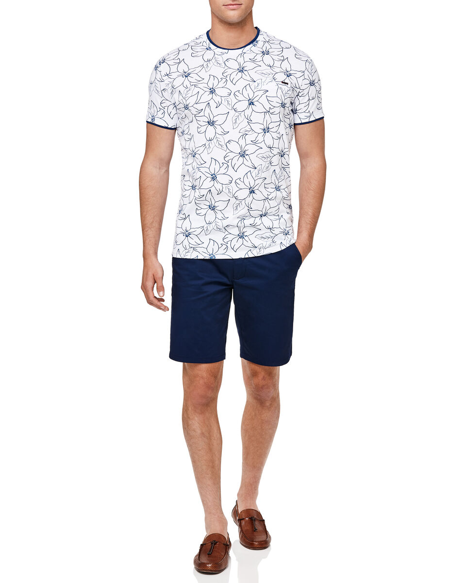 Kentish T-Shirt, White/Navy, hi-res