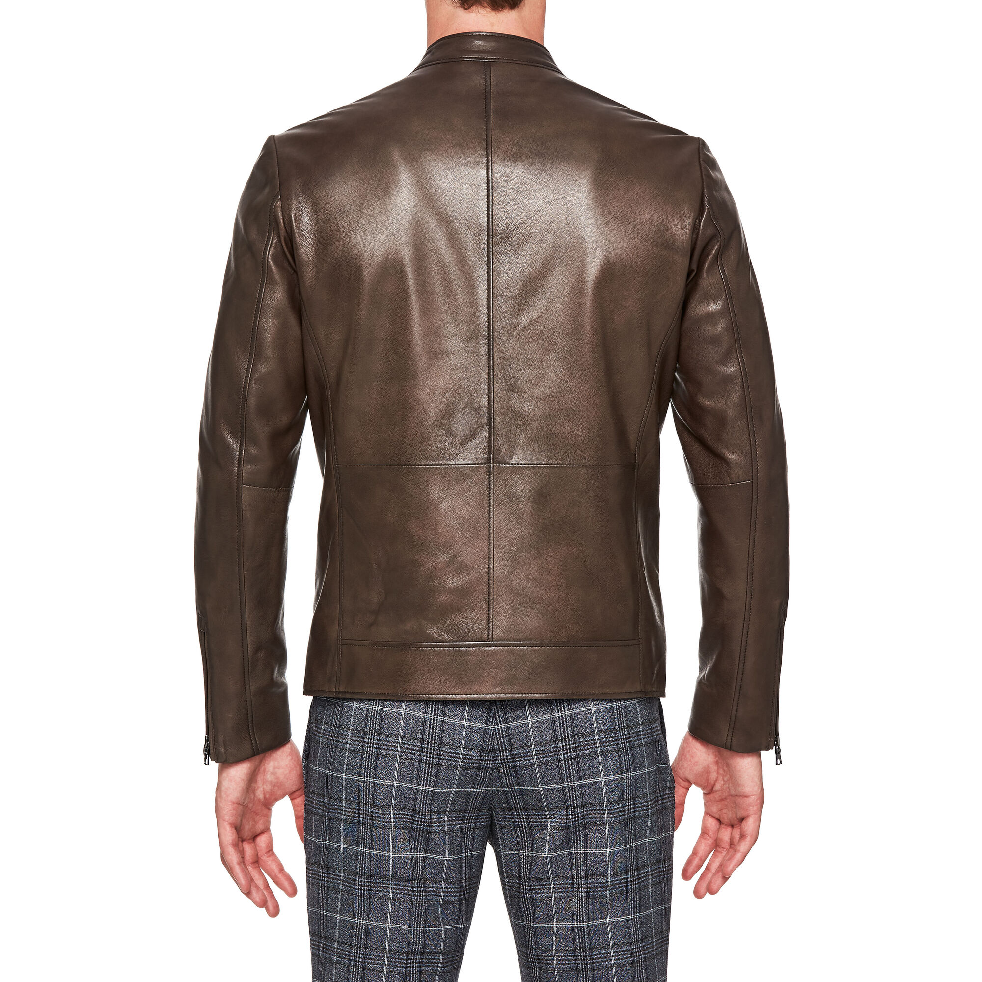 Christopher - Brown - Soft Biker Leather Jacket | Leather Jackets | Politix