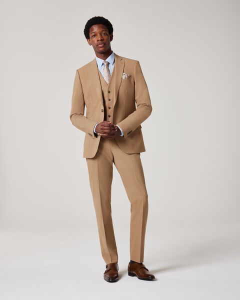 Men's Slim-Fit Stretch Wool Blend Suit Jacket