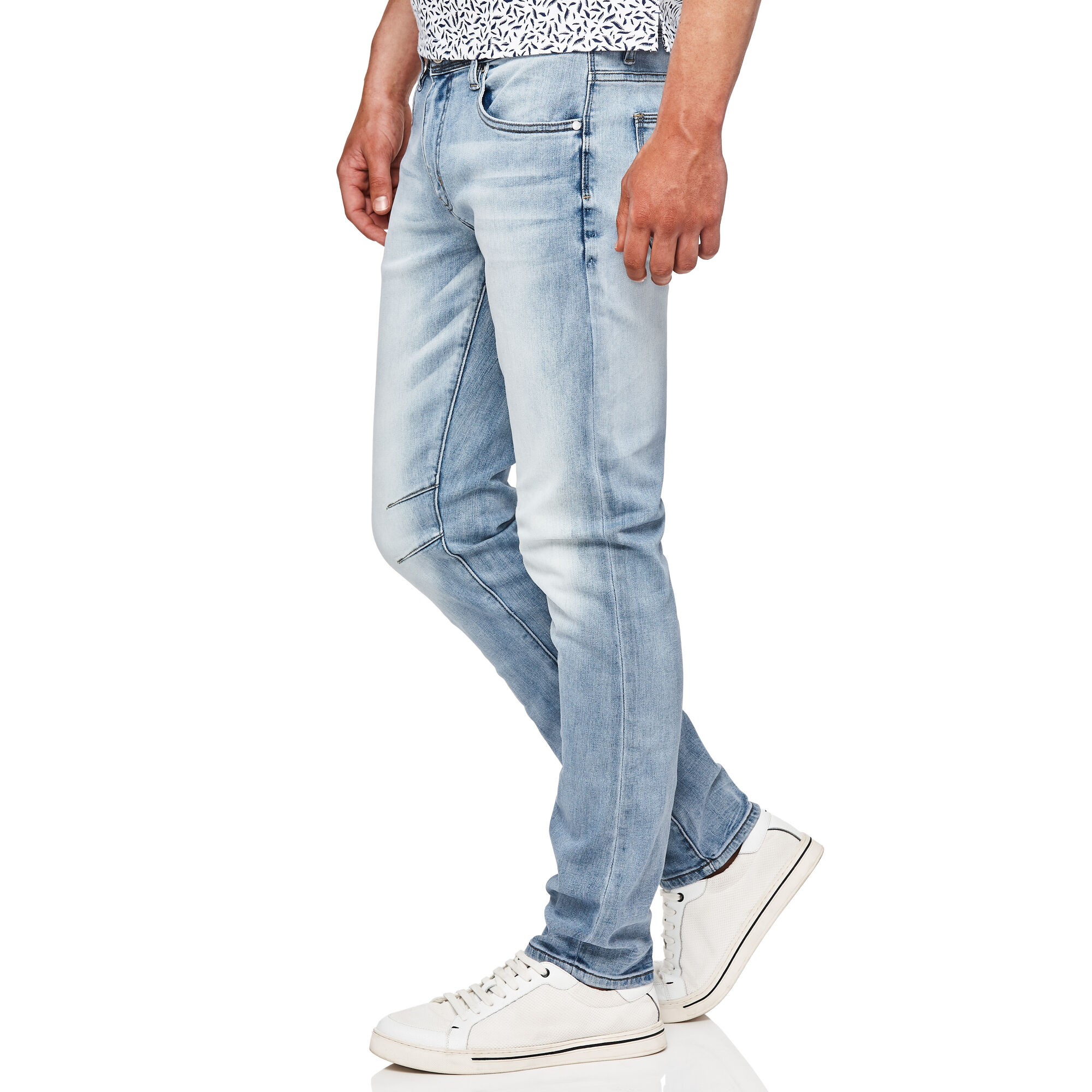 Baptiste - Vintage Indigo - Vintage Wash Stretch Denim Jeans | Jeans ...