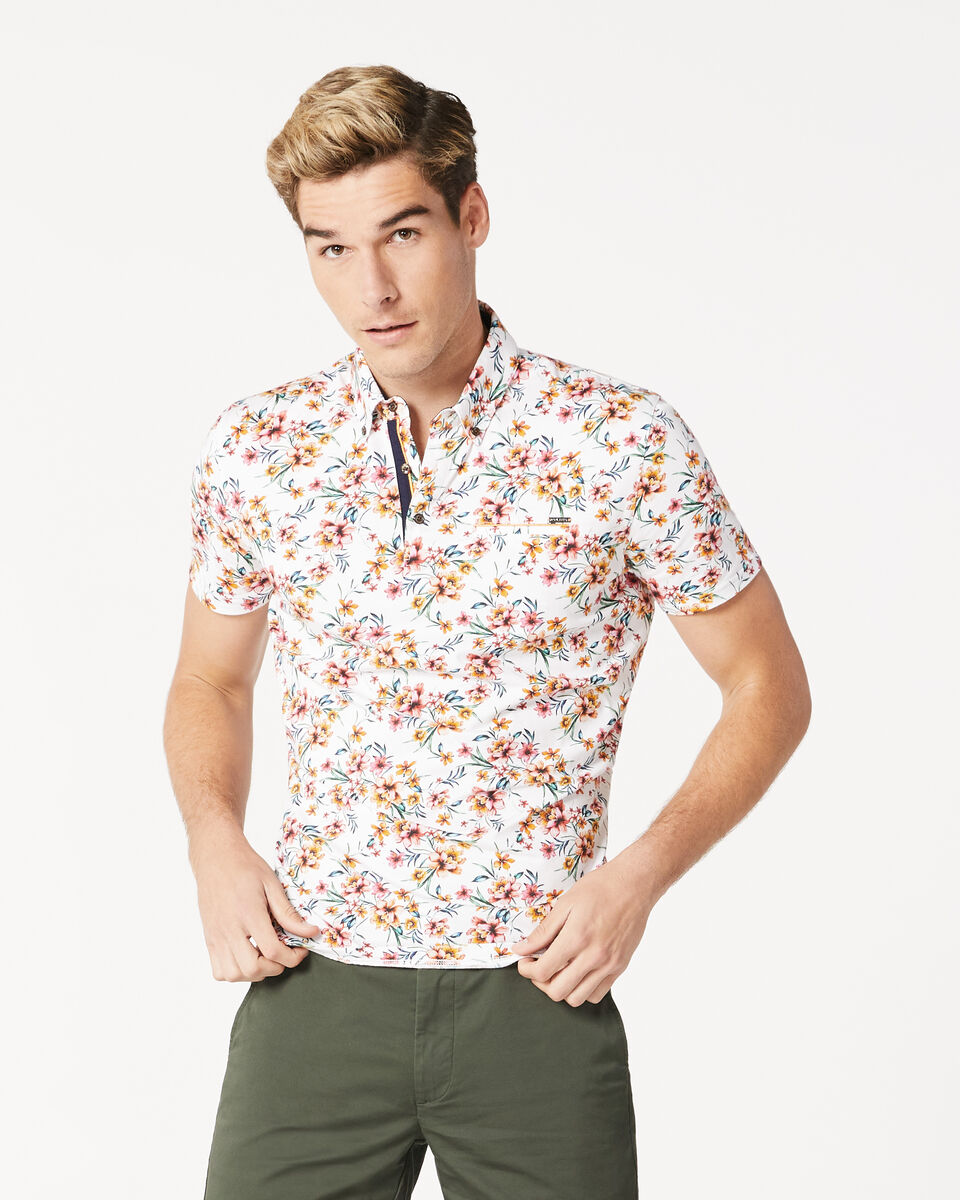 Clovelly Polo, Multi Floral, hi-res