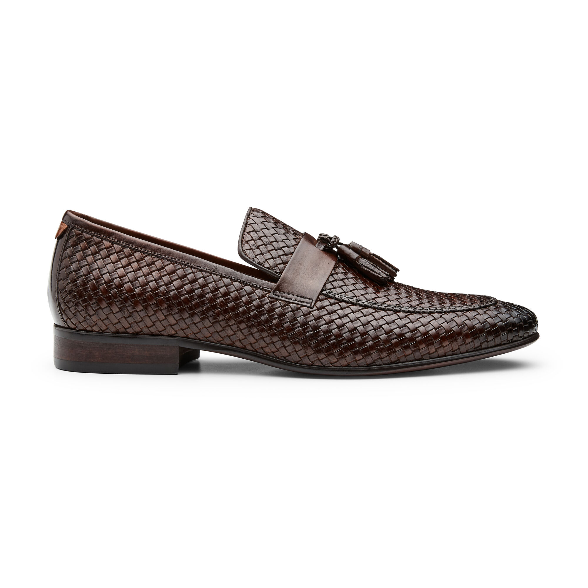 Demetri - Brown - Hand Woven Slip On Leather Shoes | Formal Shoes | Politix