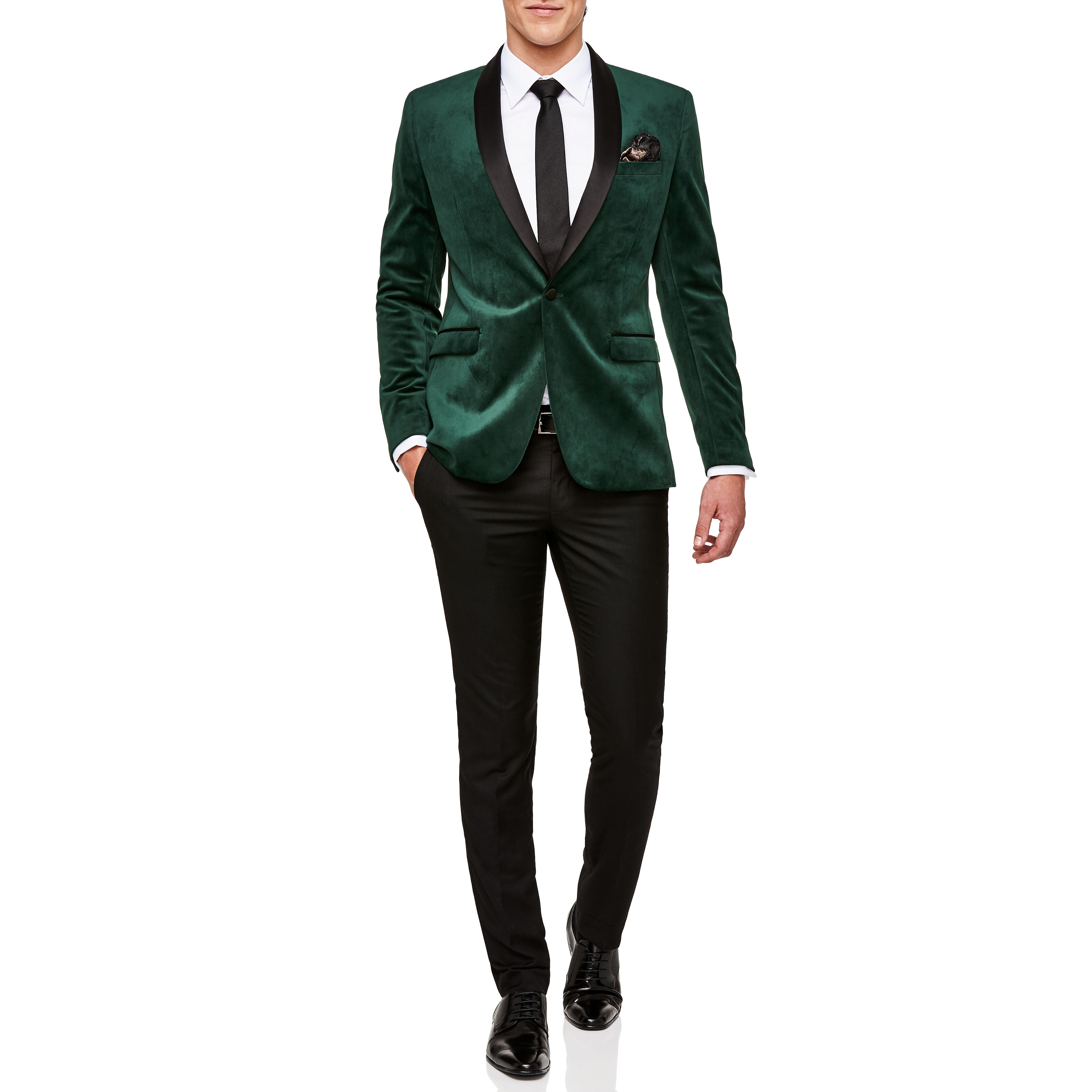 Green velvet jacket best sale