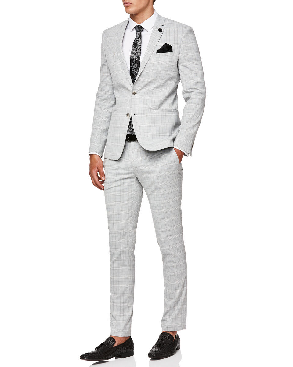 Molini Suit, Grey Check, hi-res