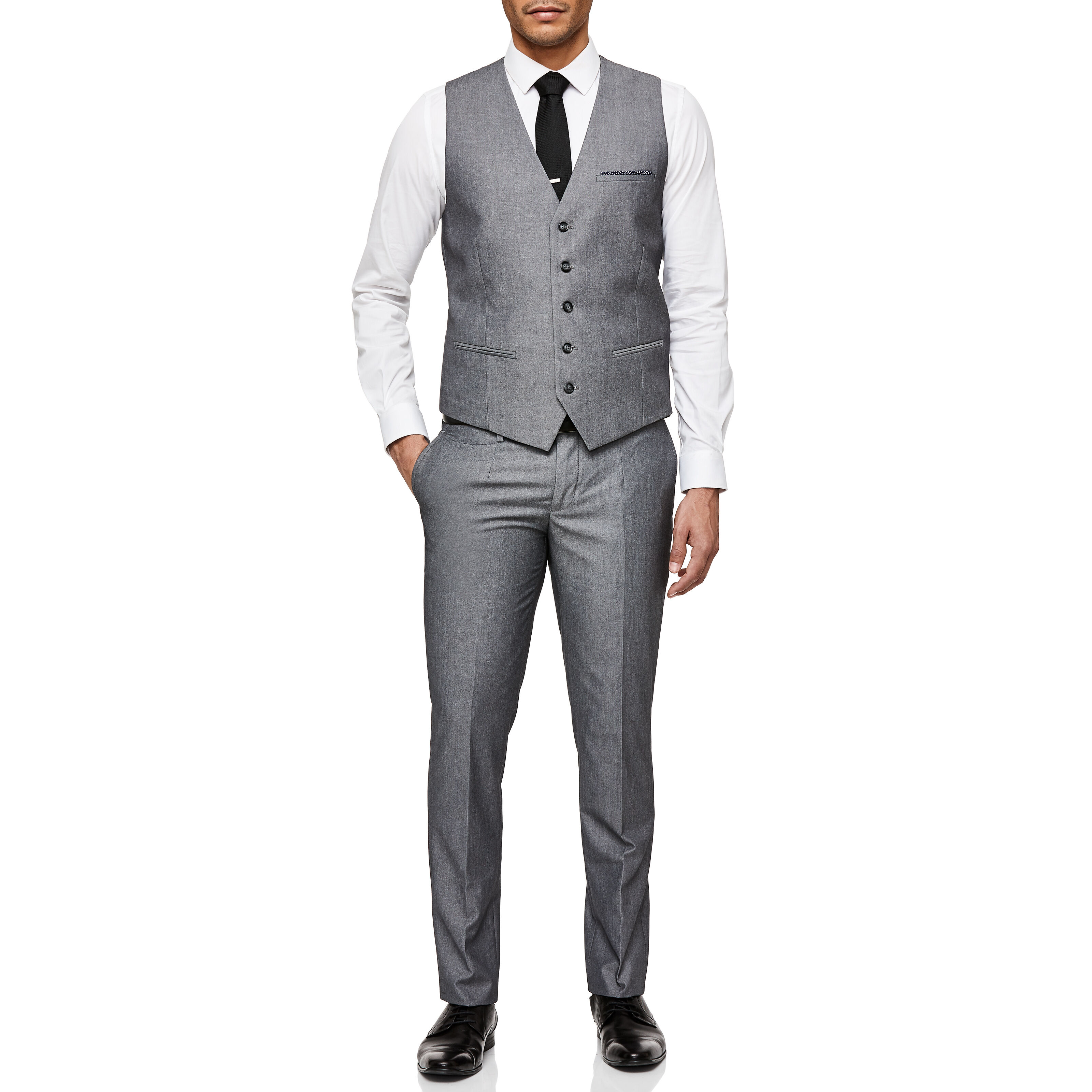 Grey suit clearance vest and pants
