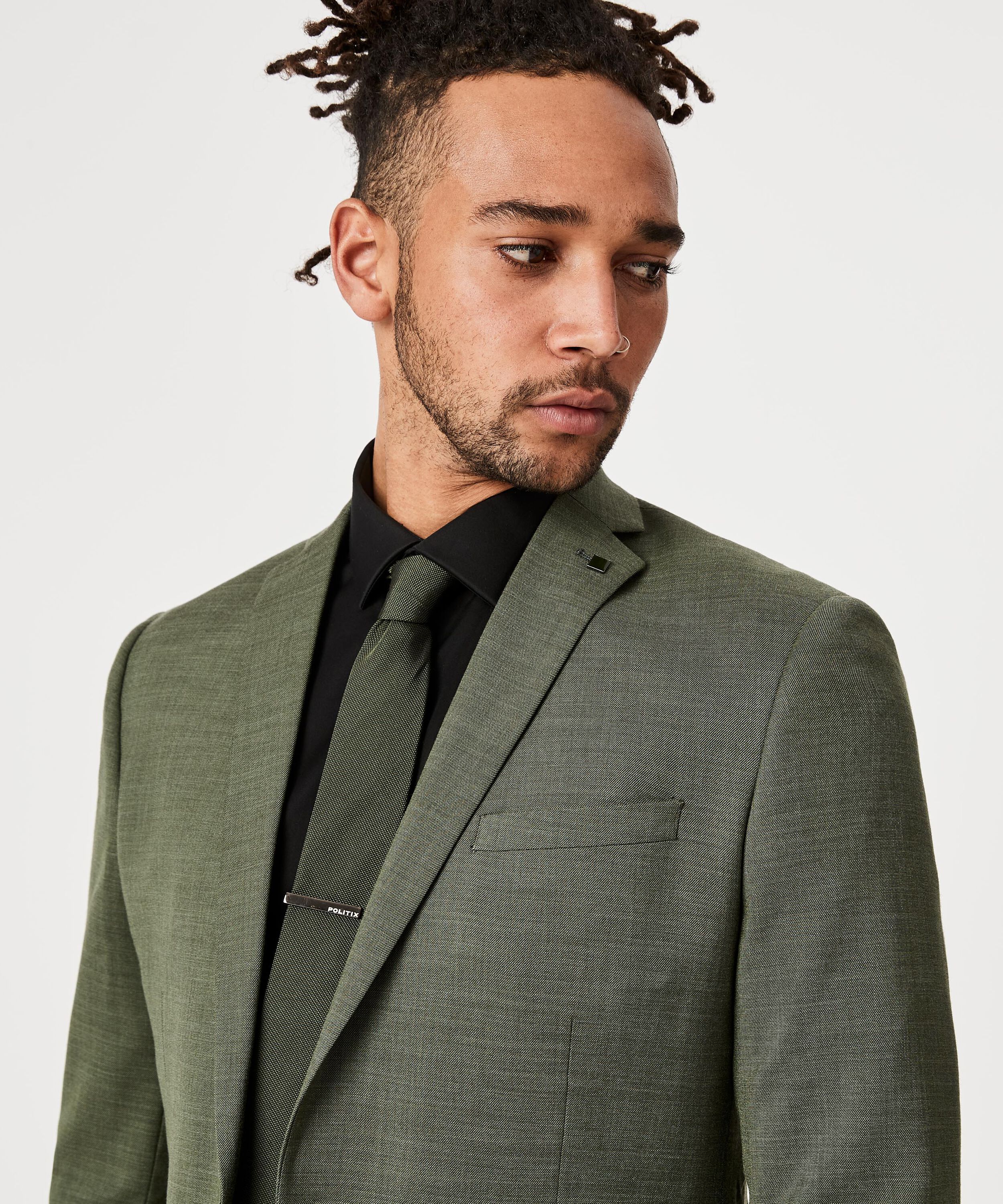 Jules - Khaki - Suit Jacket Ultra Slim Stretch Fit | Suit Jackets | Politix