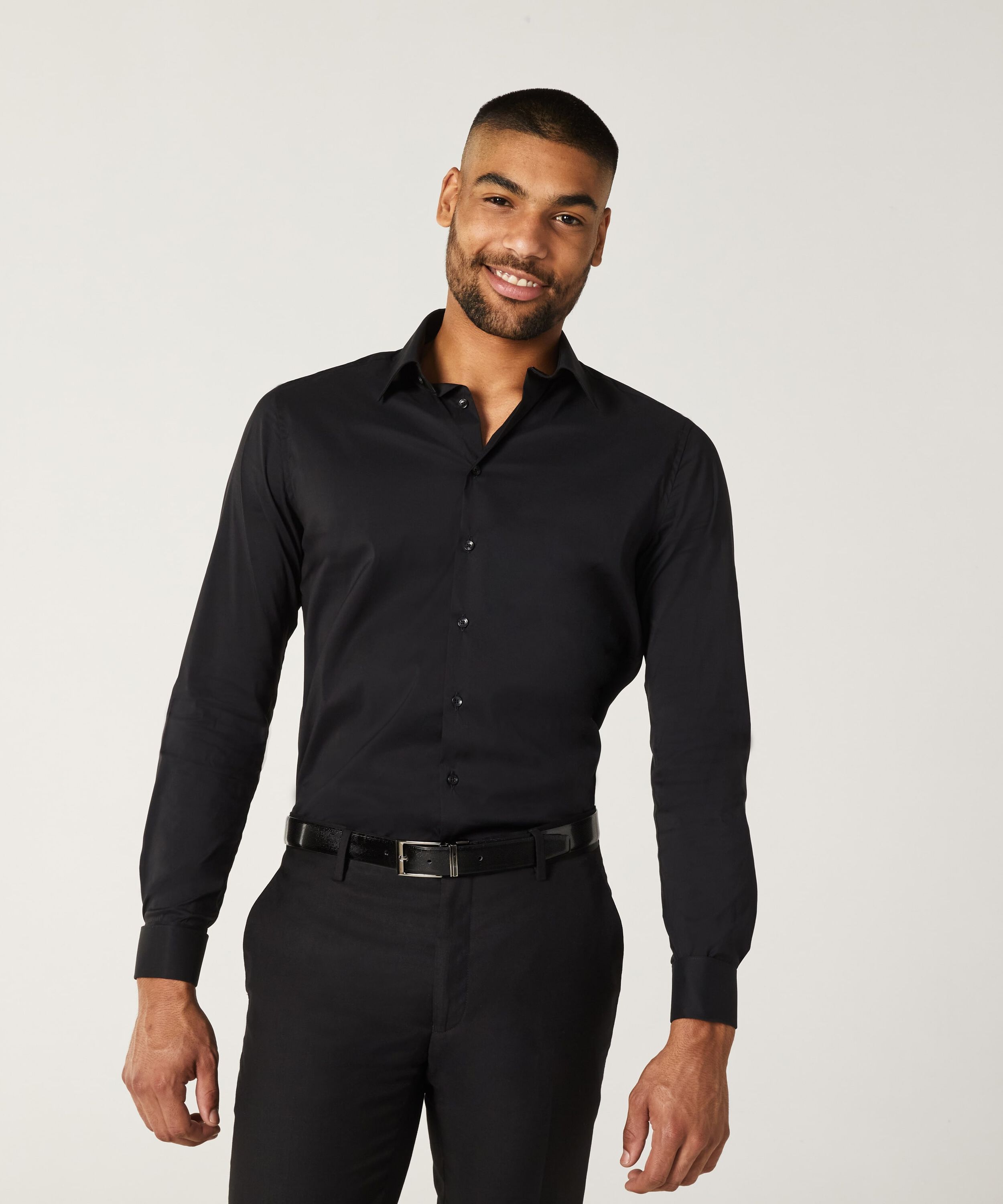 Regular Long Sleeve French Cuff Shirt