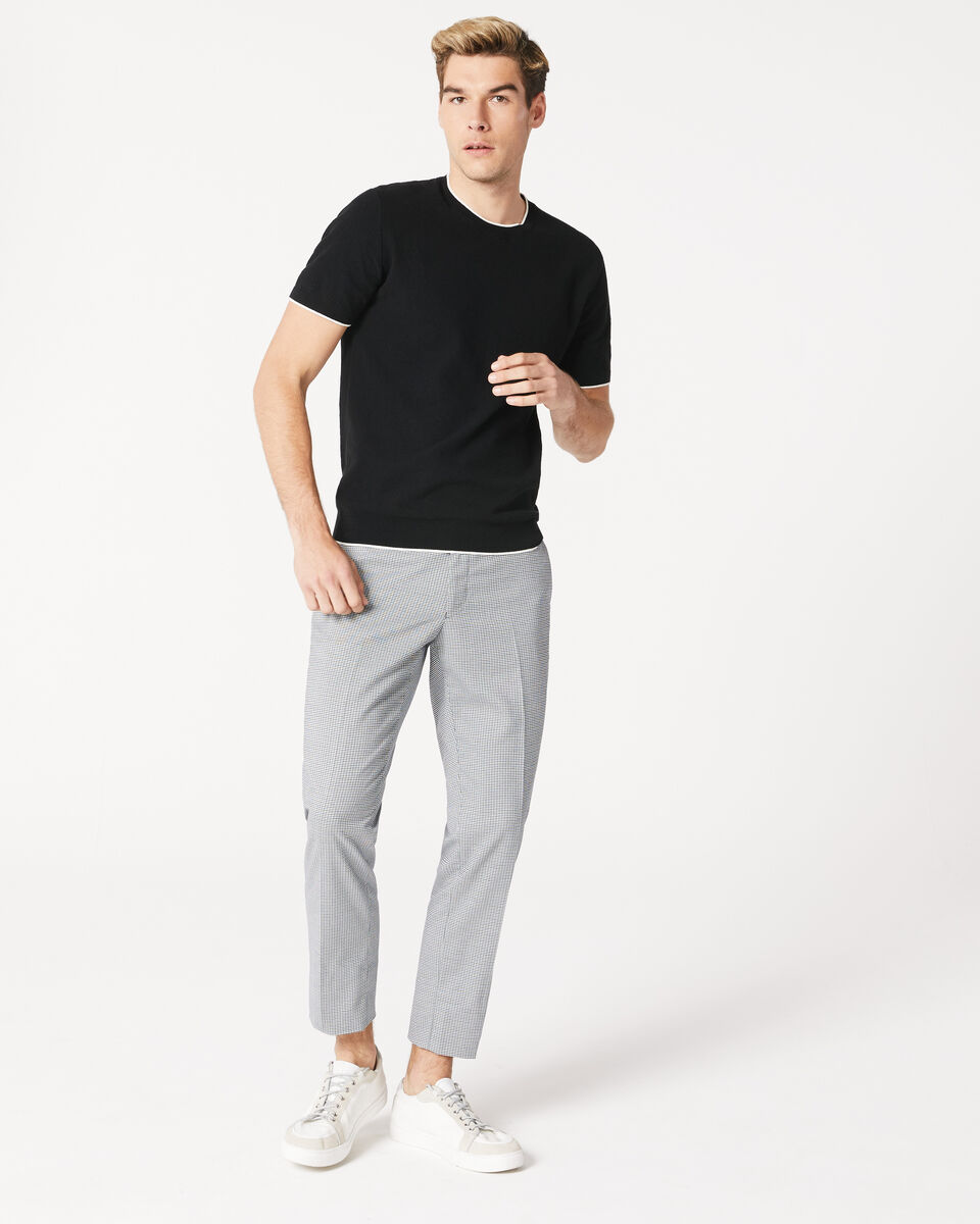 Levins Knitted T-Shirt, Black, hi-res