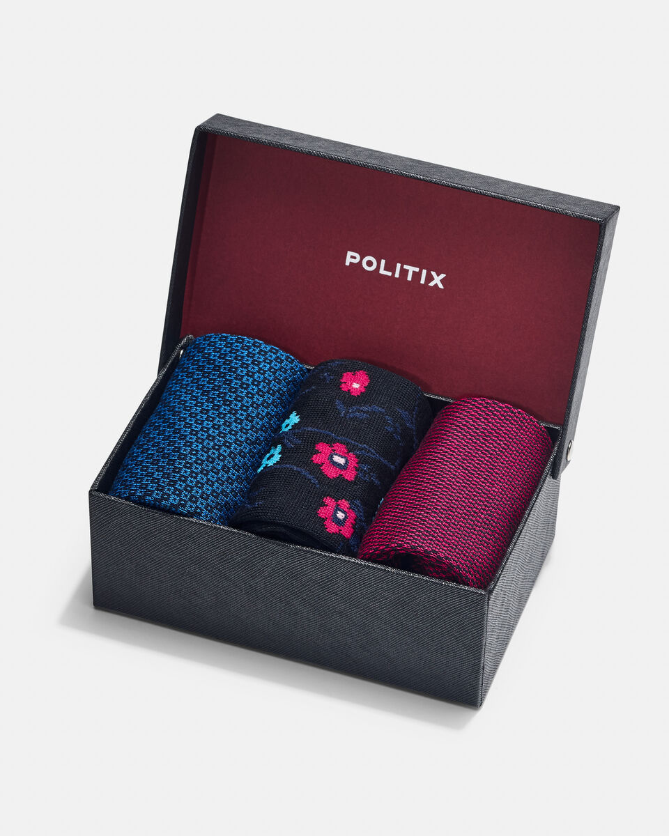 Sock Set Gift Set, Black/Pink, hi-res