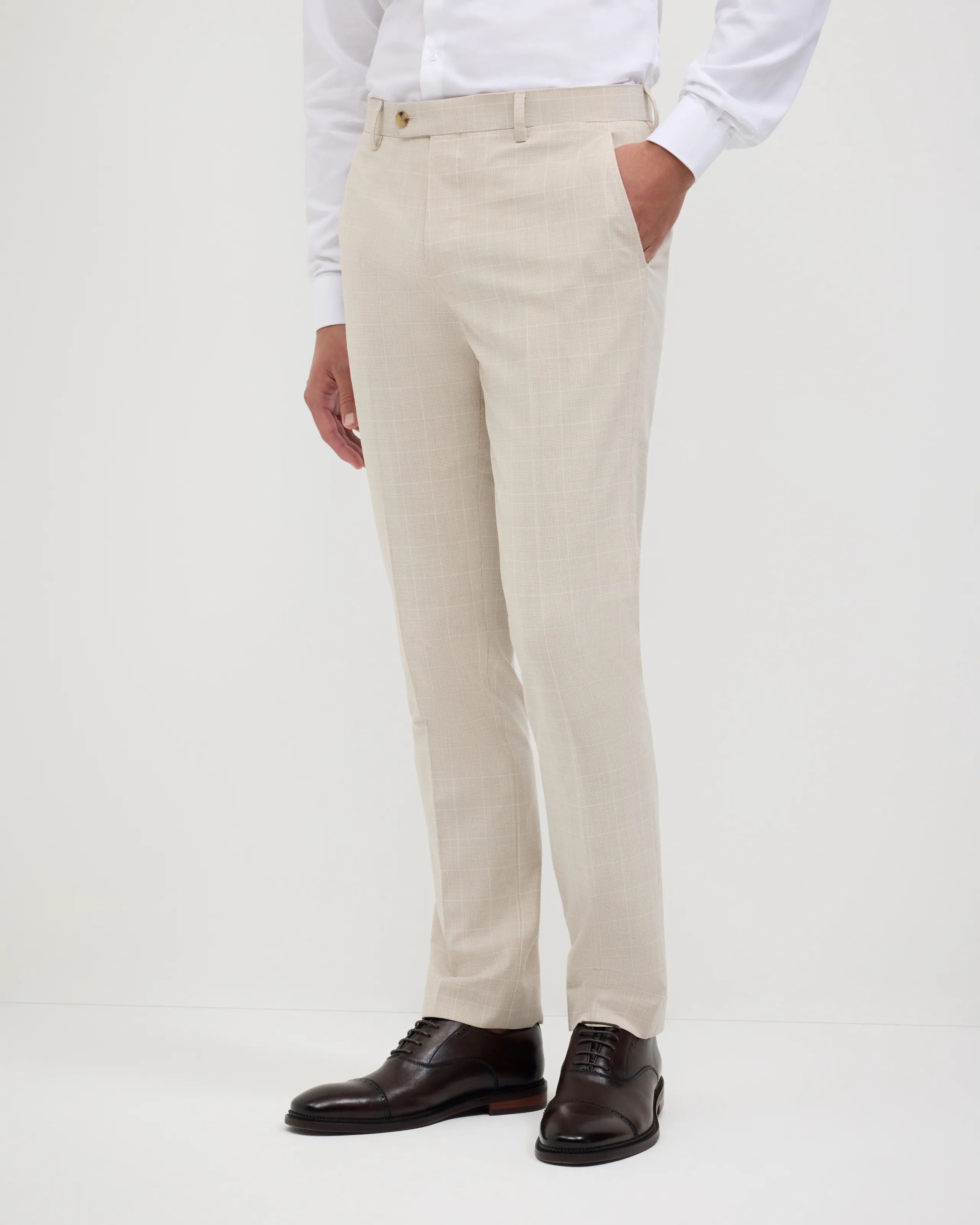 Politix Finn Check Tailored Pant