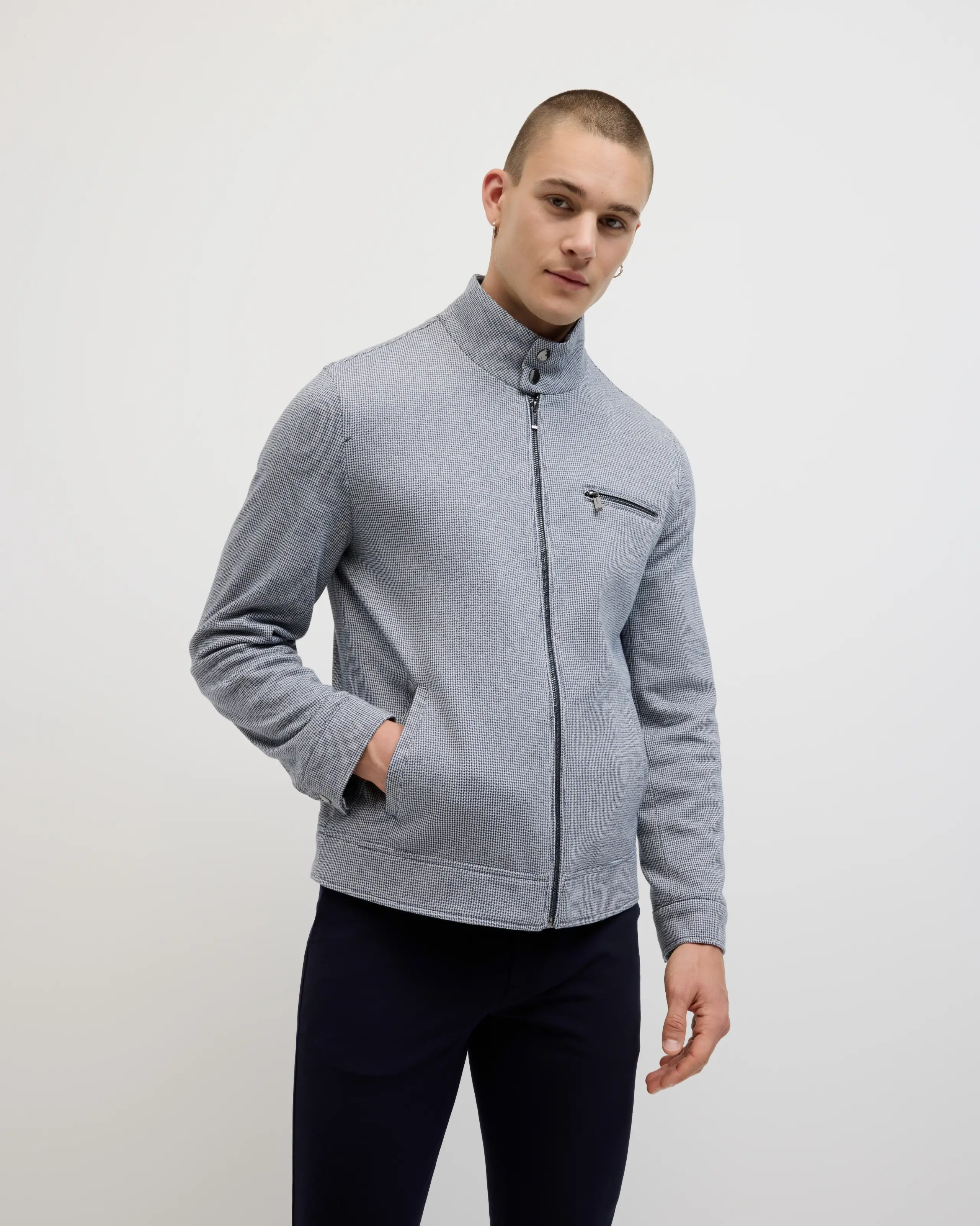 Jones Performance Houndstooth Blazer