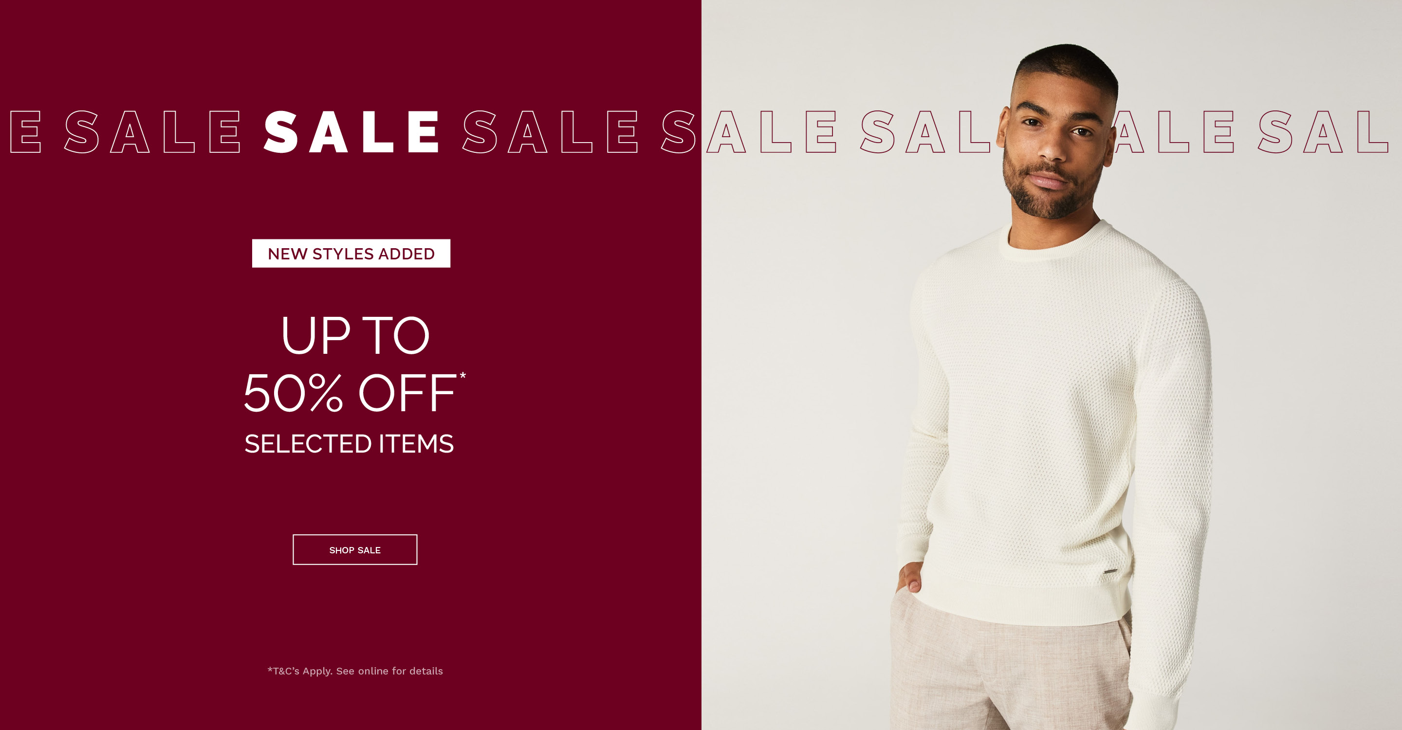 Up To 50% OFF* Selected Items - Shop Sale