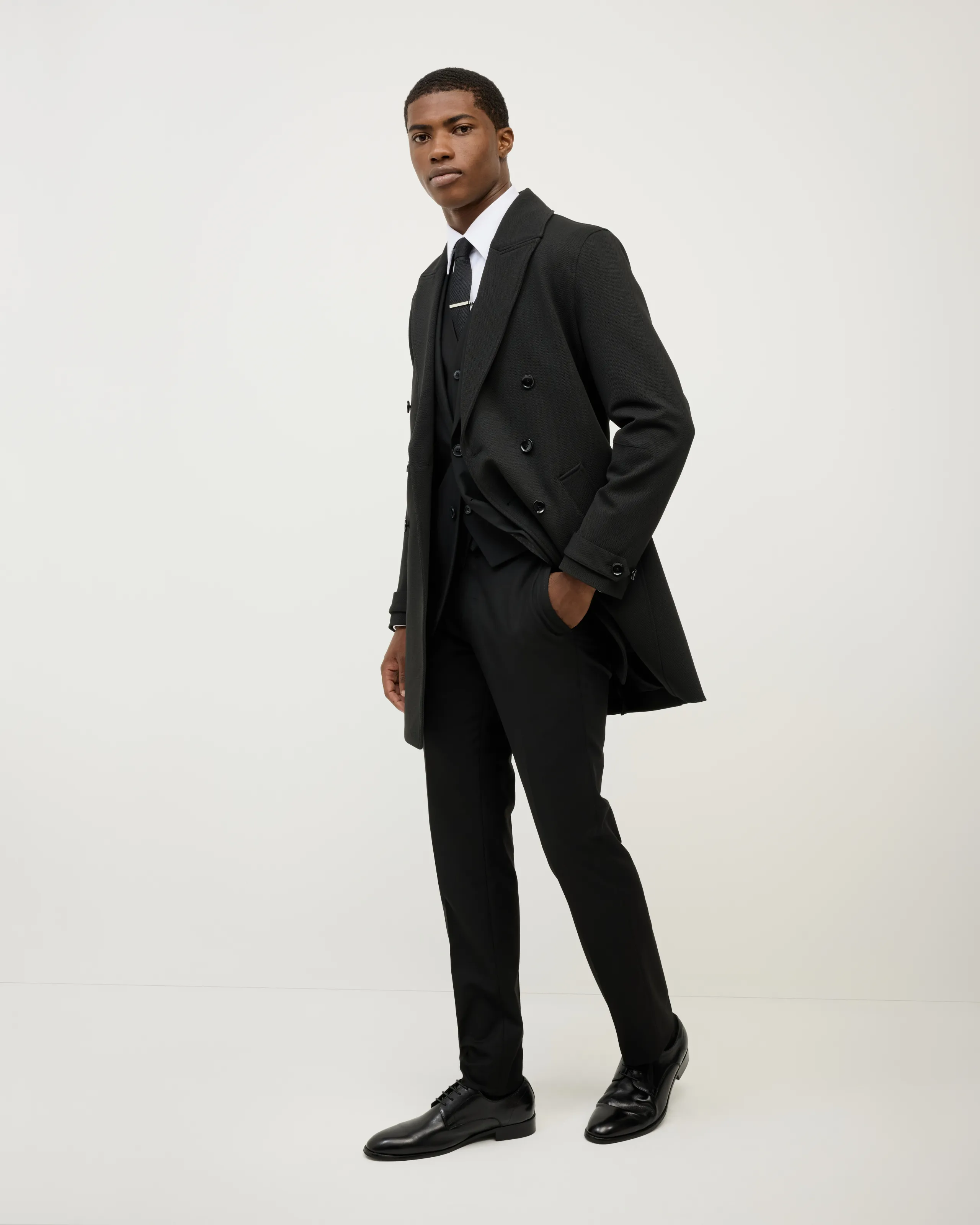 Politix Knight Double-Breasted Performance Coat