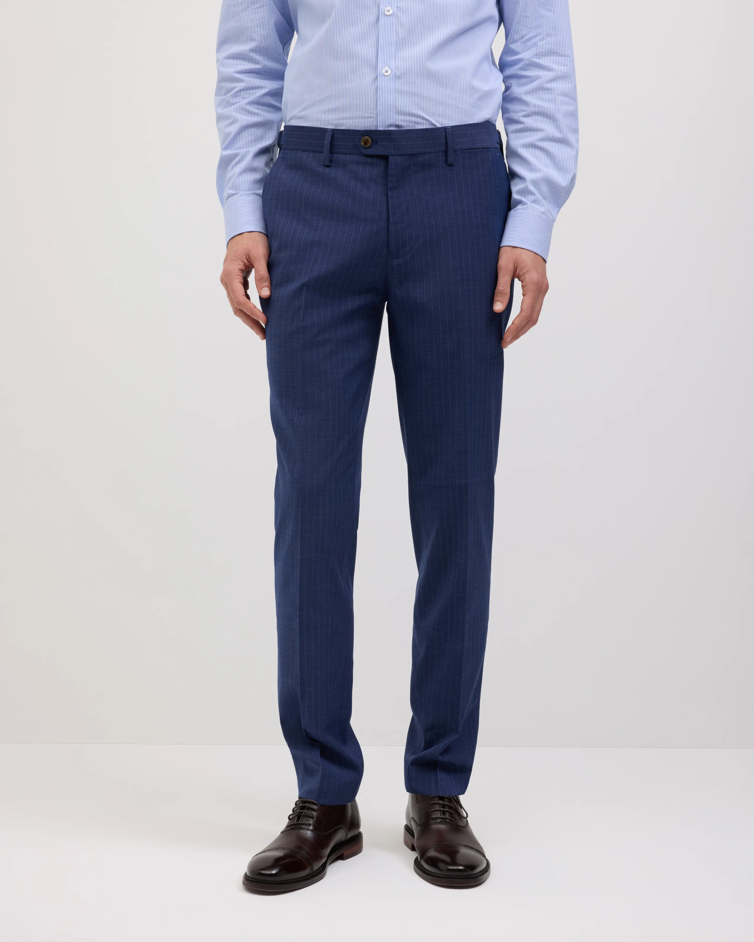 Nate Pinstripe Tailored Pants