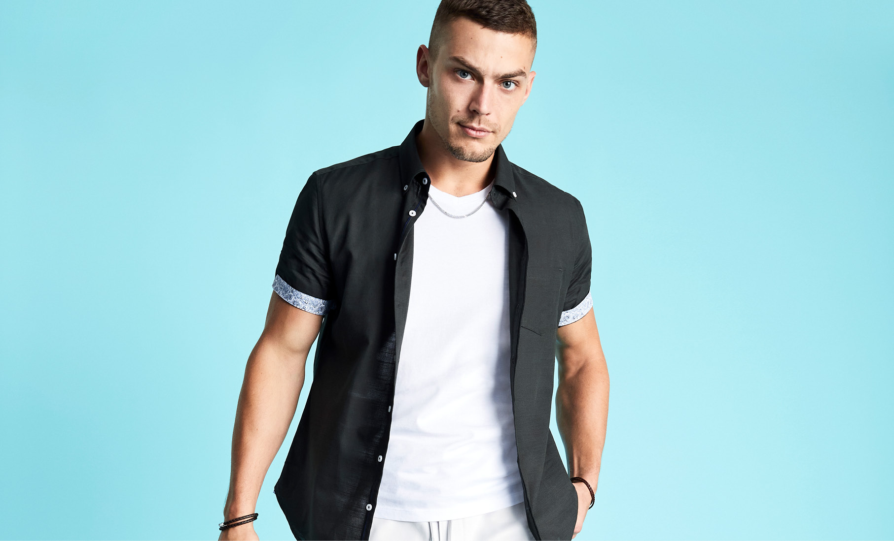 Men's Tees Shirt Styling t shirt and short sleeve button down styling