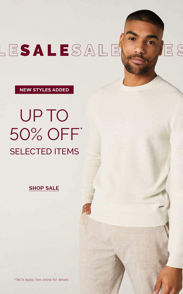 Up To 50% OFF* Selected Items - Shop Sale