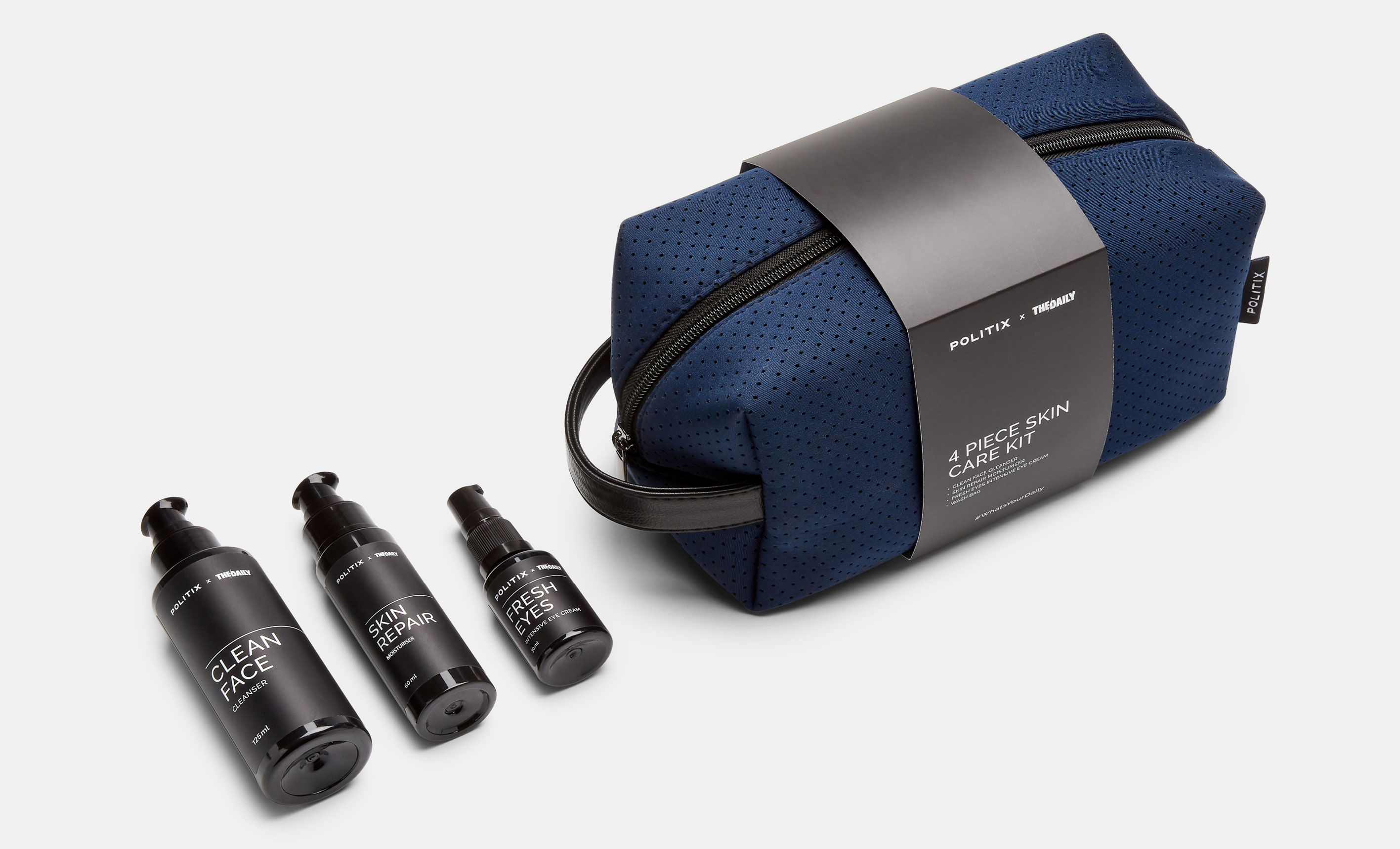 Christmas Gifting For Men Skincare skin care collection with bag