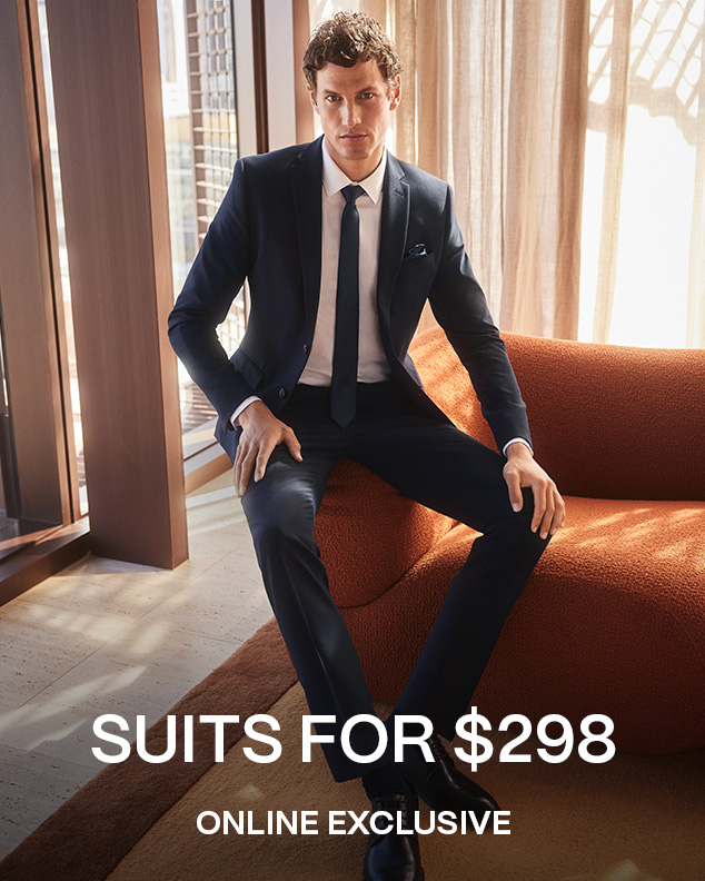Politix $298 Suits Navy - Shop Now