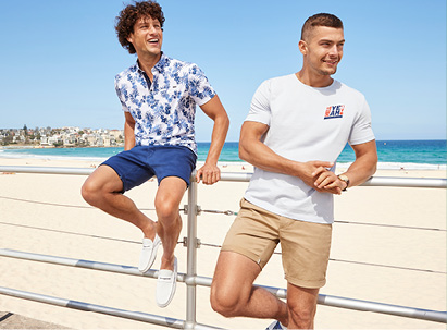Chino shorts worn at beach Chino shorts worn at beach