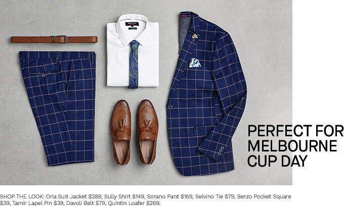 Mebourne Cup Day Mens Suit - Politix Mebourne Cup Day Mens Suit - Politix