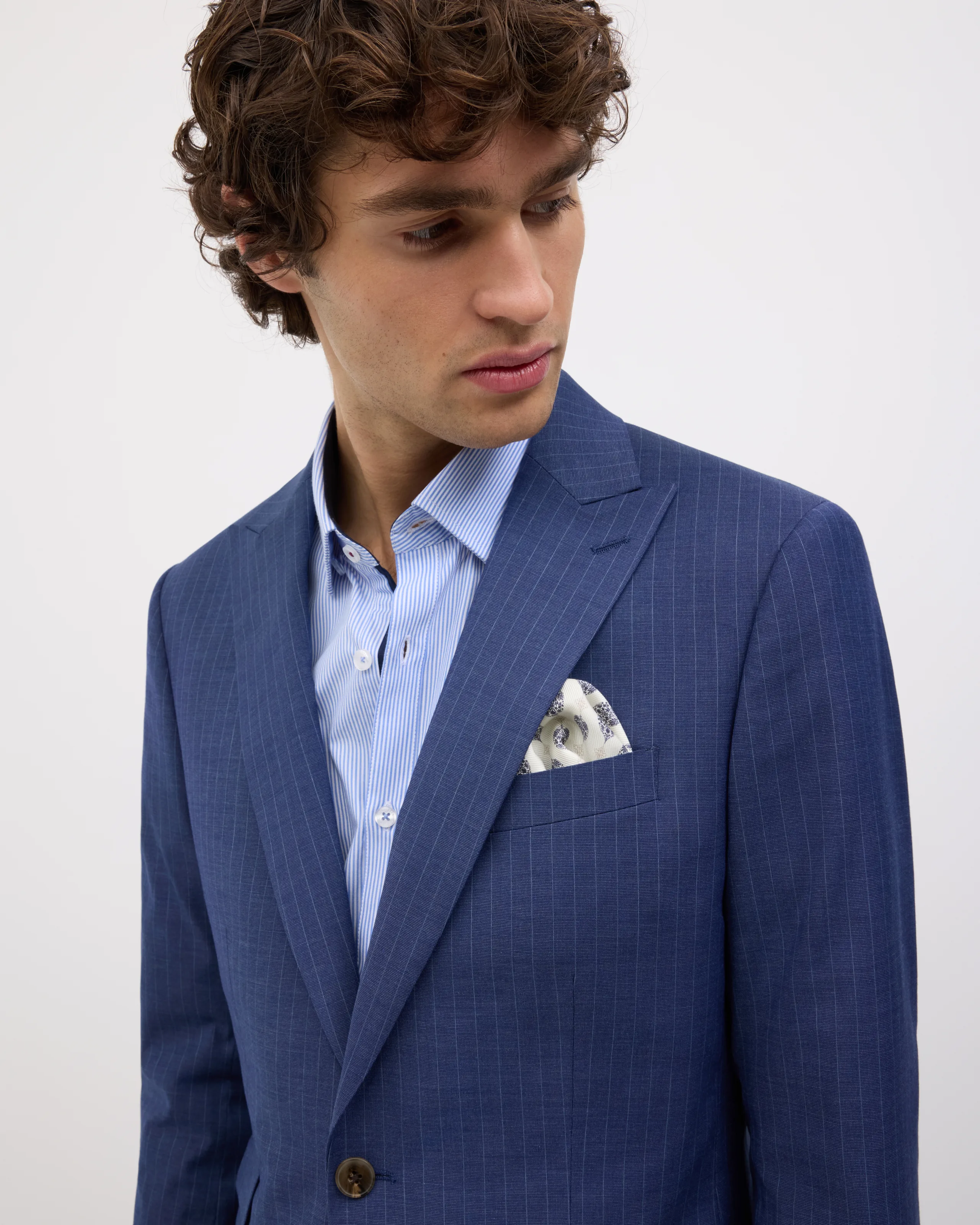 Nate Pinstripe Tailored Jacket
