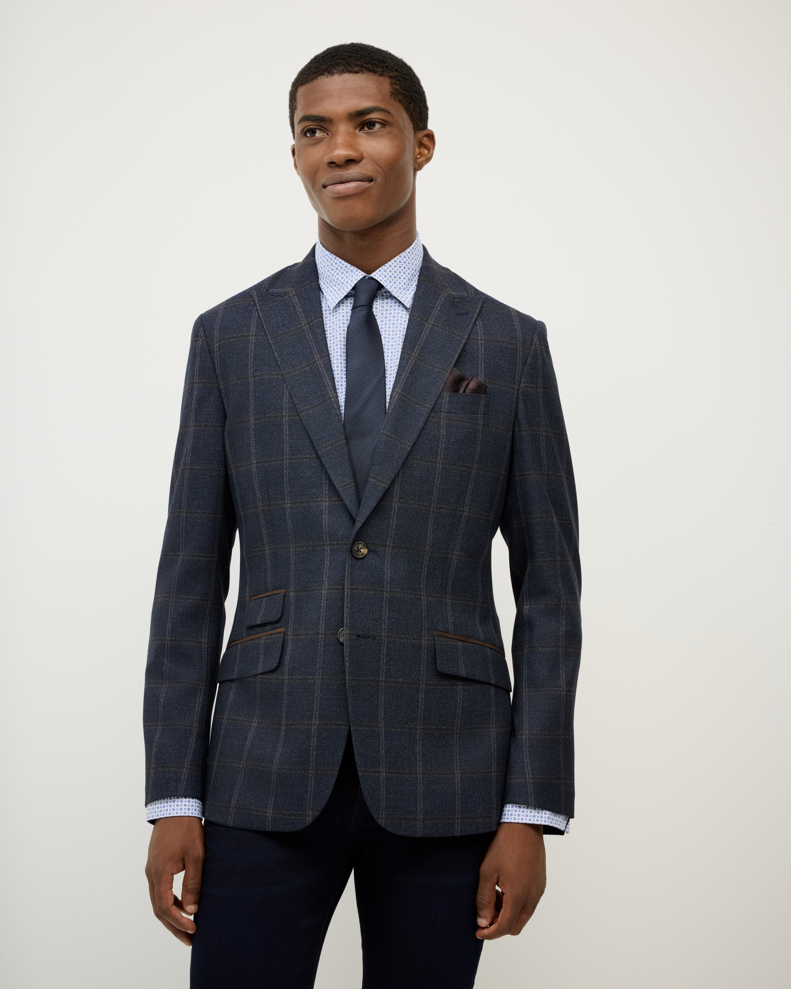 Politix Brooks Check Blazer