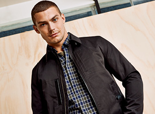 Check shirt for men with jacket Check shirt for men with jacket