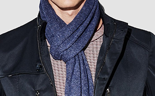 Men's Scarfs: How to tie a scarf - a manly guide