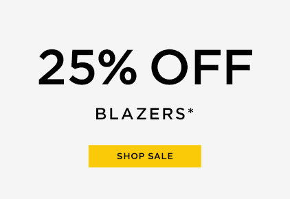 25% Off Blazers. Shop Sale.
